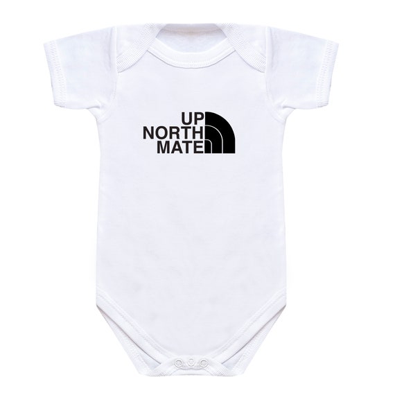 north face baby bodysuit