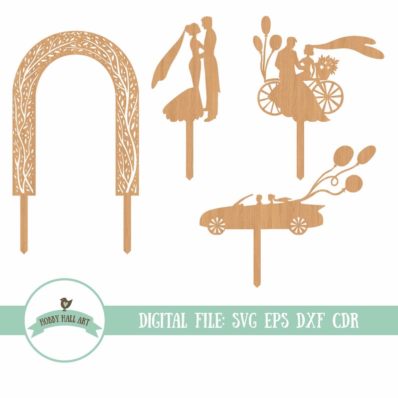 Download Wedding topper svg cake toppers svg for cricut Bride And ...