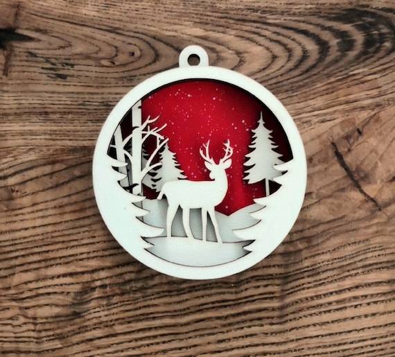 Download Christmas ornament SVG. Multi layer SVG. Christmas laser ...