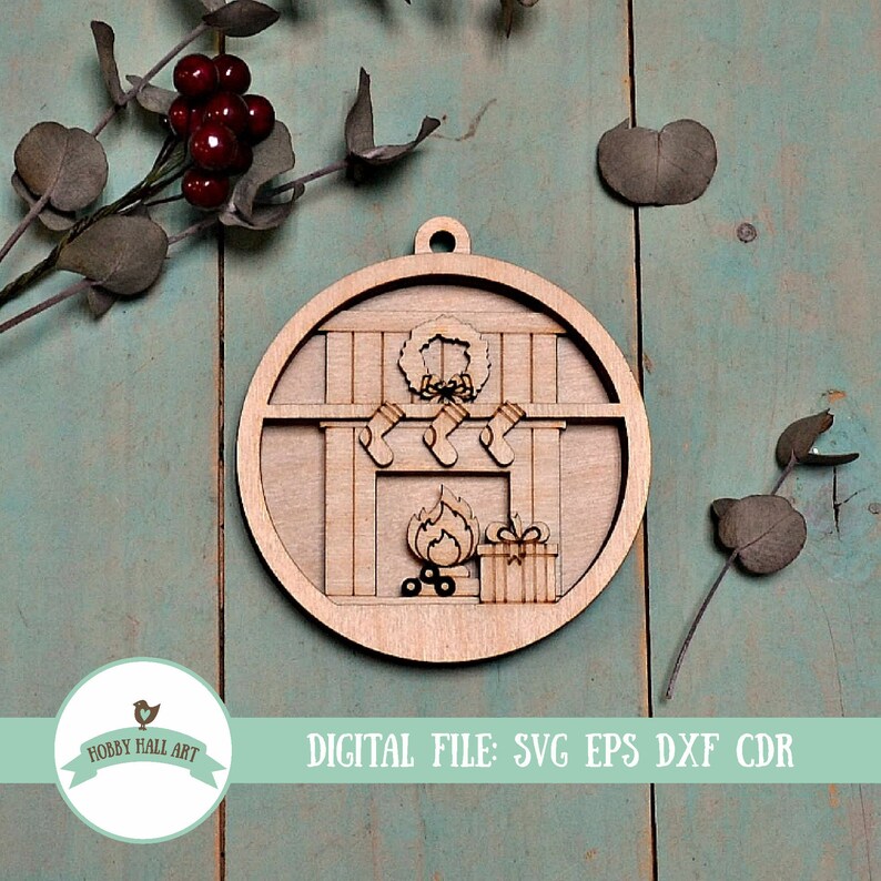 Download Christmas ornament SVG Multi layer SVG Christmas laser cut ...