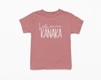 Little Kanaka | Onesie/T-shirt | Mauve | Baby Onesie | Toddler Shirt | Baby Shower | Birthday Gift | Made in Hawaiʻi | Hawaiian | Handmade