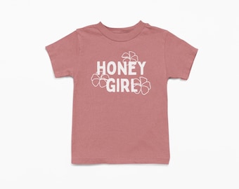 Honey Girl | Onesie/T-shirt | Mauve | Baby Onesie | Toddler Shirt | Baby Shower | Birthday Gift | Made in Hawaiʻi | Hawaiian | Handmade