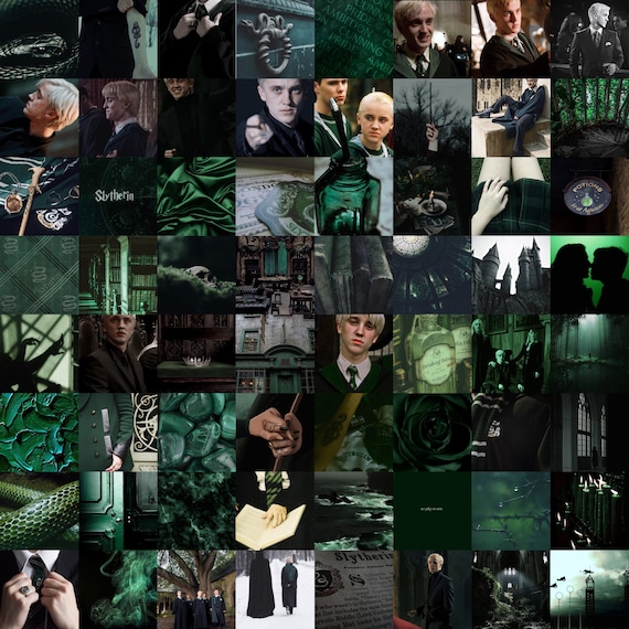 100 Piece Draco Malfoy Slytherin Green Harry Potter Aesthetic | Etsy
