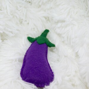 Eggplant cat toy image 2