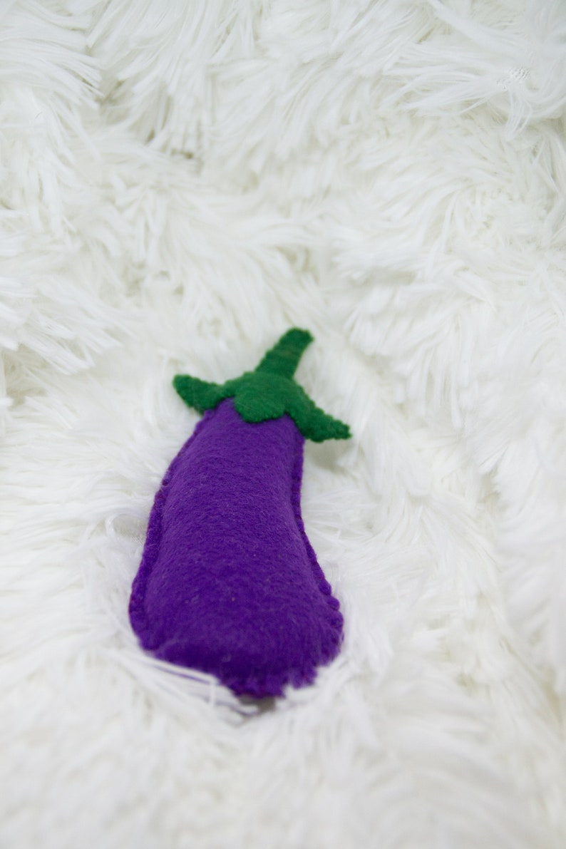 Eggplant cat toy image 2