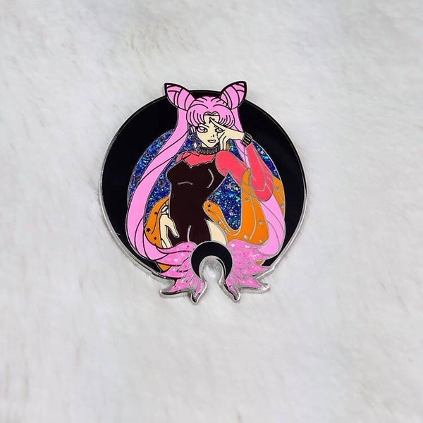 Wicked Lady Chibiusa Sailor Moon Glitter Hard Enamel Pin