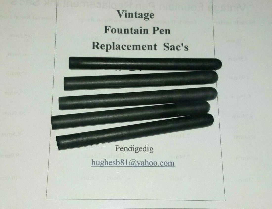 Fountain Pen Ink Sac Repair Bladders Etsy