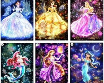 Diamond Painting Disney Etsy