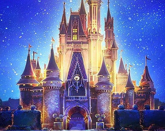 Diy Disney Castle Diamond Painting Paysage Diamant Mosaique Etsy Diy Disney Castle Diamond Painting Paysage Diamant Mosaique Etsy