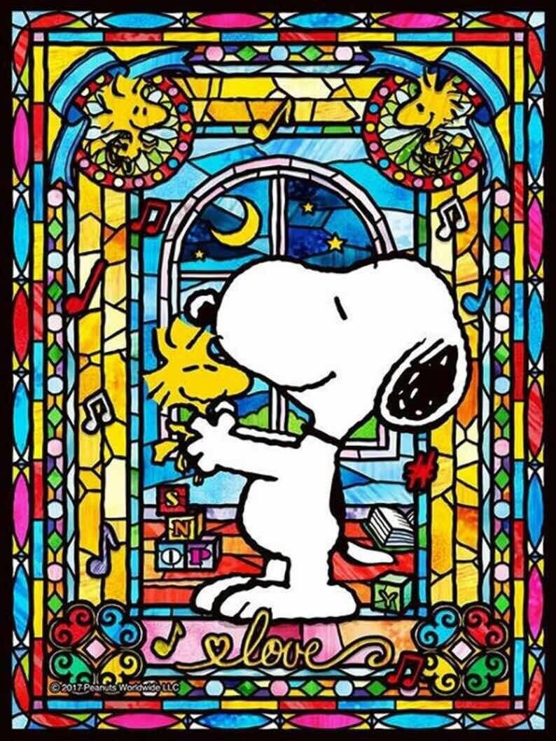 5D Diamond Painting DIY Cartoon Snoopy Diamond Mosaic | Etsy