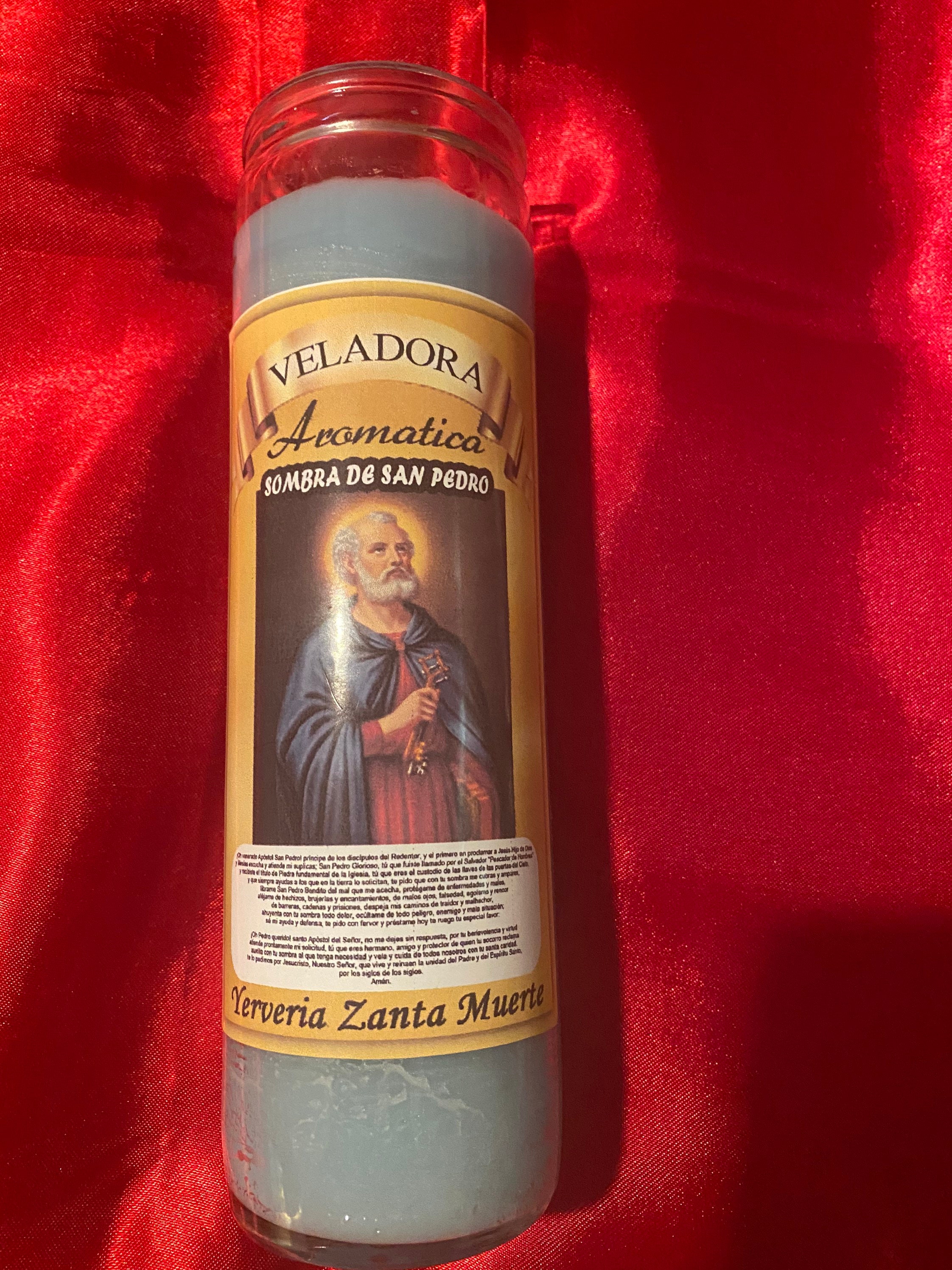 Veladora sombra de san pedro preparada con hierbas y aceites Etsy