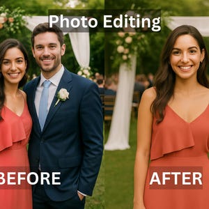 Photo Editing Services, Add or Swap a Face in Photo, Wedding and Family Photo Edits, Photo Restoration & Retouching, Photoshop Services