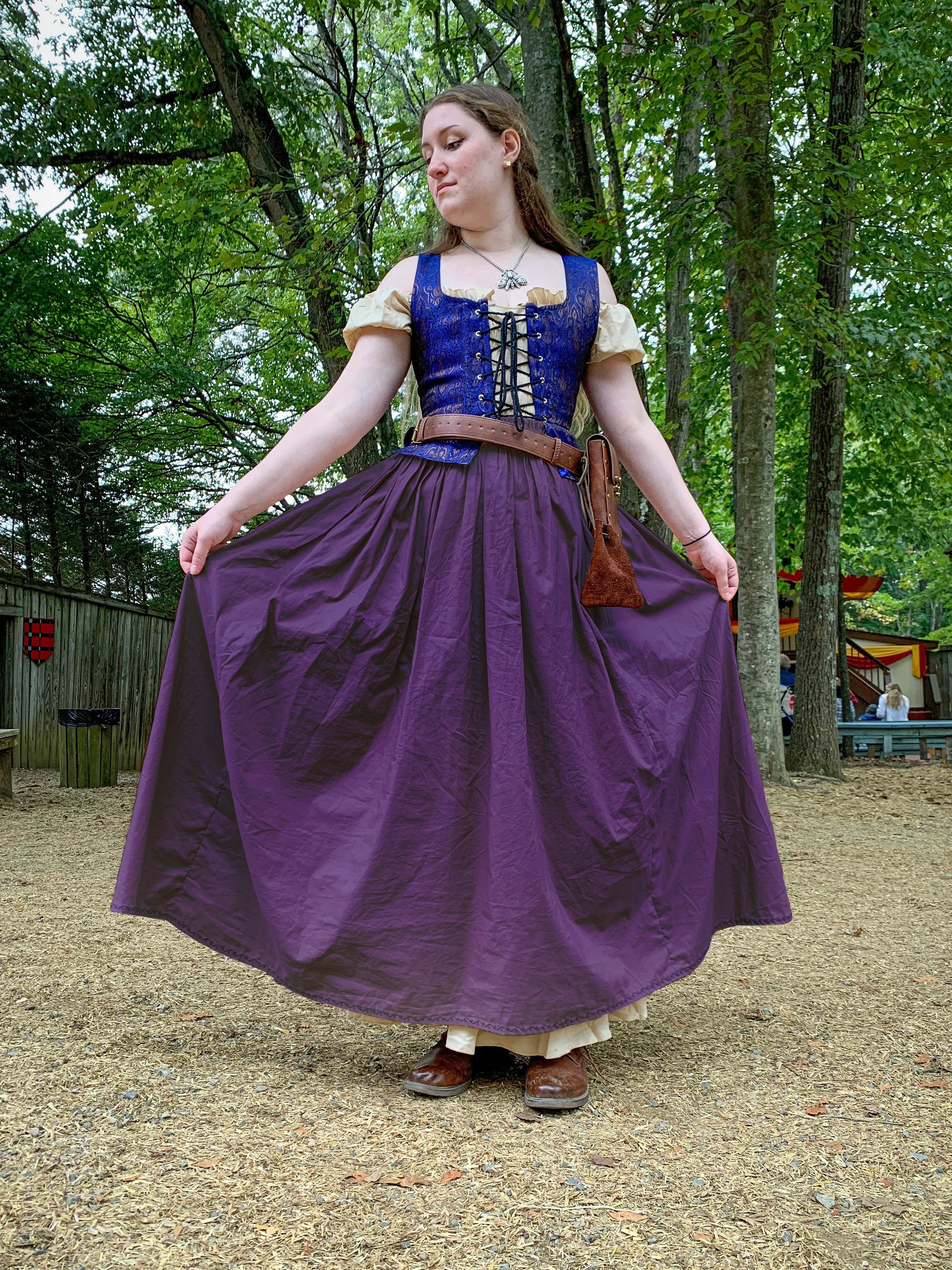 Renaissance Festival Wench Pirate Skirt Solid Colors