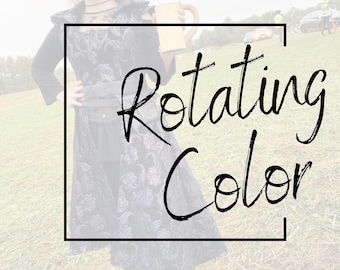 Renaissance Festival Wench Pirate Skirt - Rotating Colors