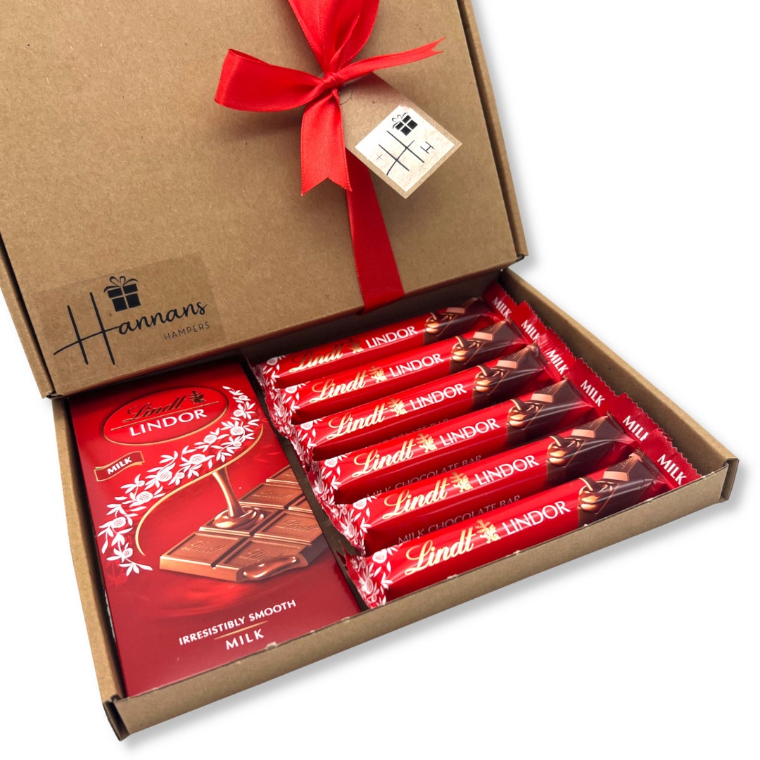 Lindt Lindor Gift Box Handmade Lindt Chocolate Hamper Etsy UK