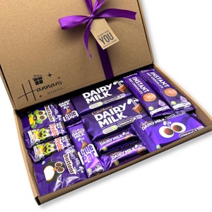 Dairy Milk Chocolate Bar Gift Box | Personalised Chocolate Hamper | Treat Box | Happy Birthday | Happy Easter | Easter Hamper | Hug in box