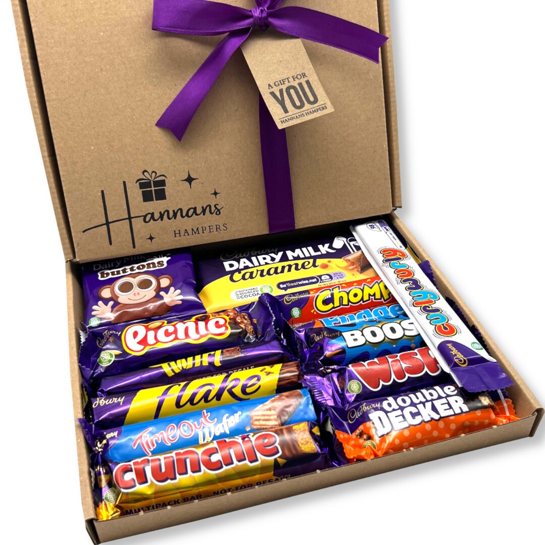 Cadbury Chocolate Bar Gift Box Chocolate Hamper Etsy UK