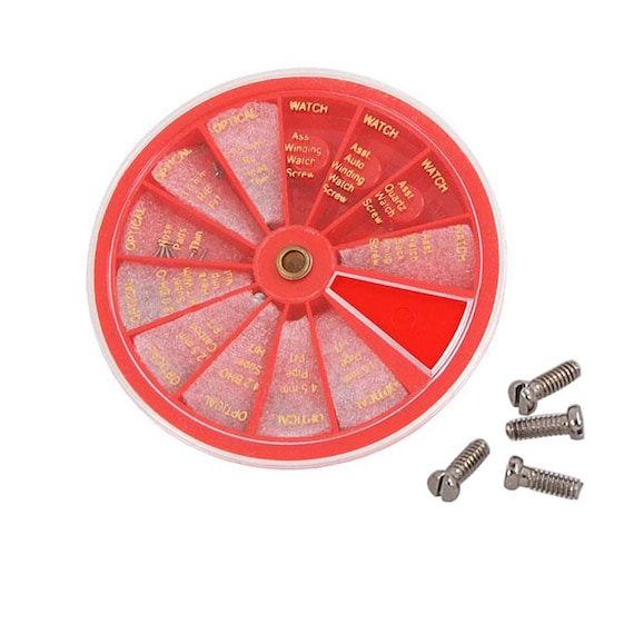 120 Pieces Assorted Miniature Watch Optical Screws Ideal Use for