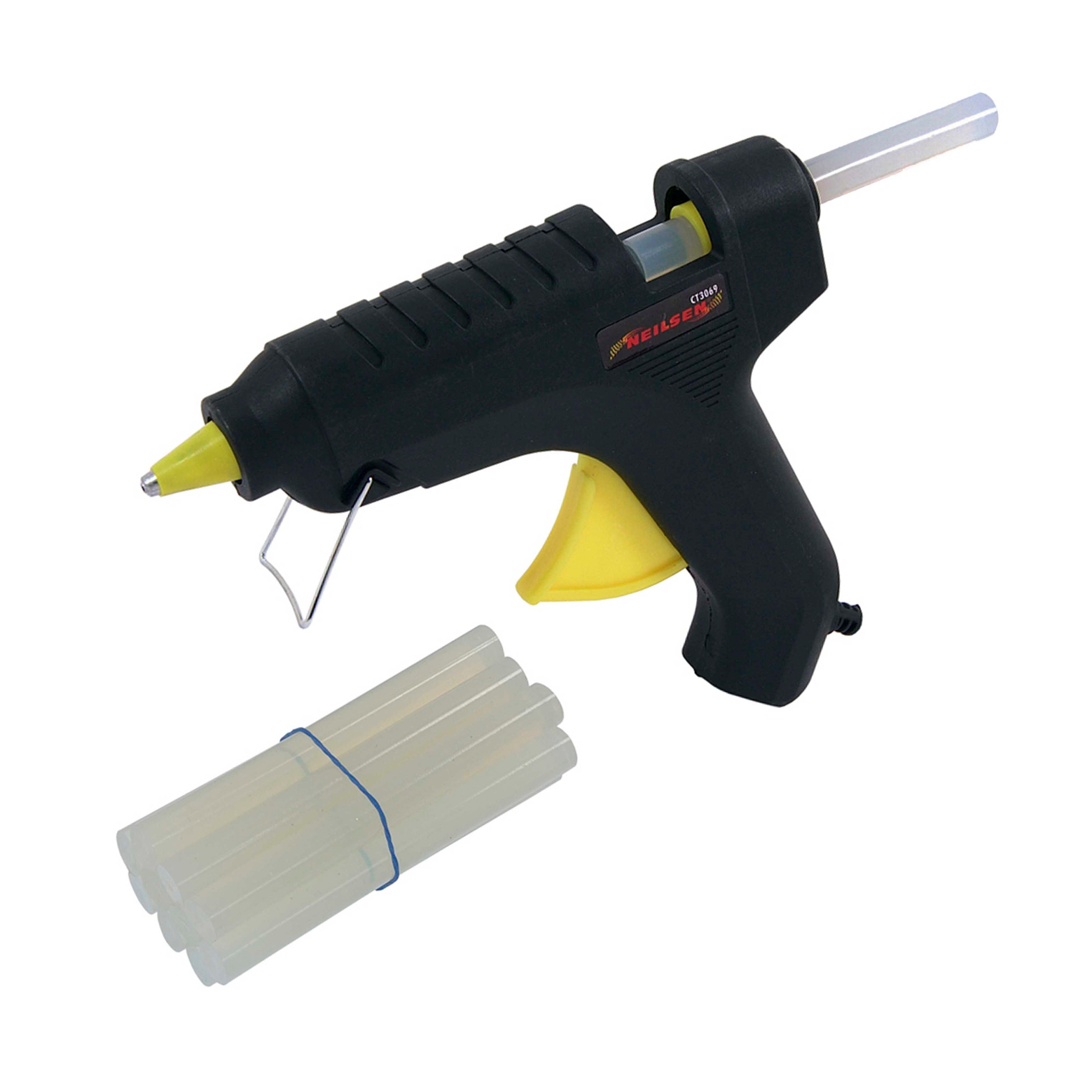 Hot Melt Mini Glue Gun Electric with 80 Adhesive Glue Sticks Hobby Craft DIY