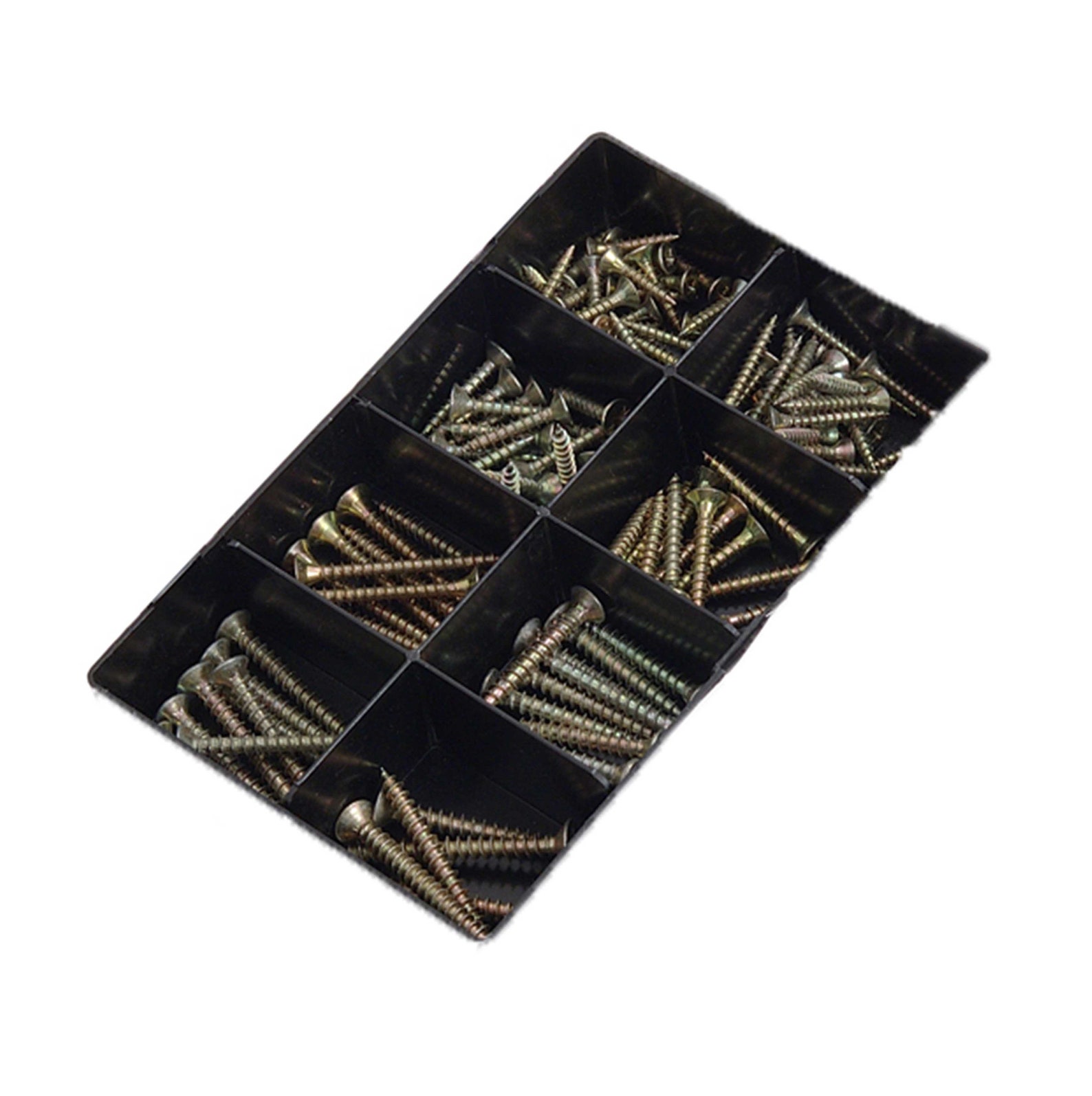 120 Piece Wood Screw Assortment in Storage Marked Box Wooden Etsy