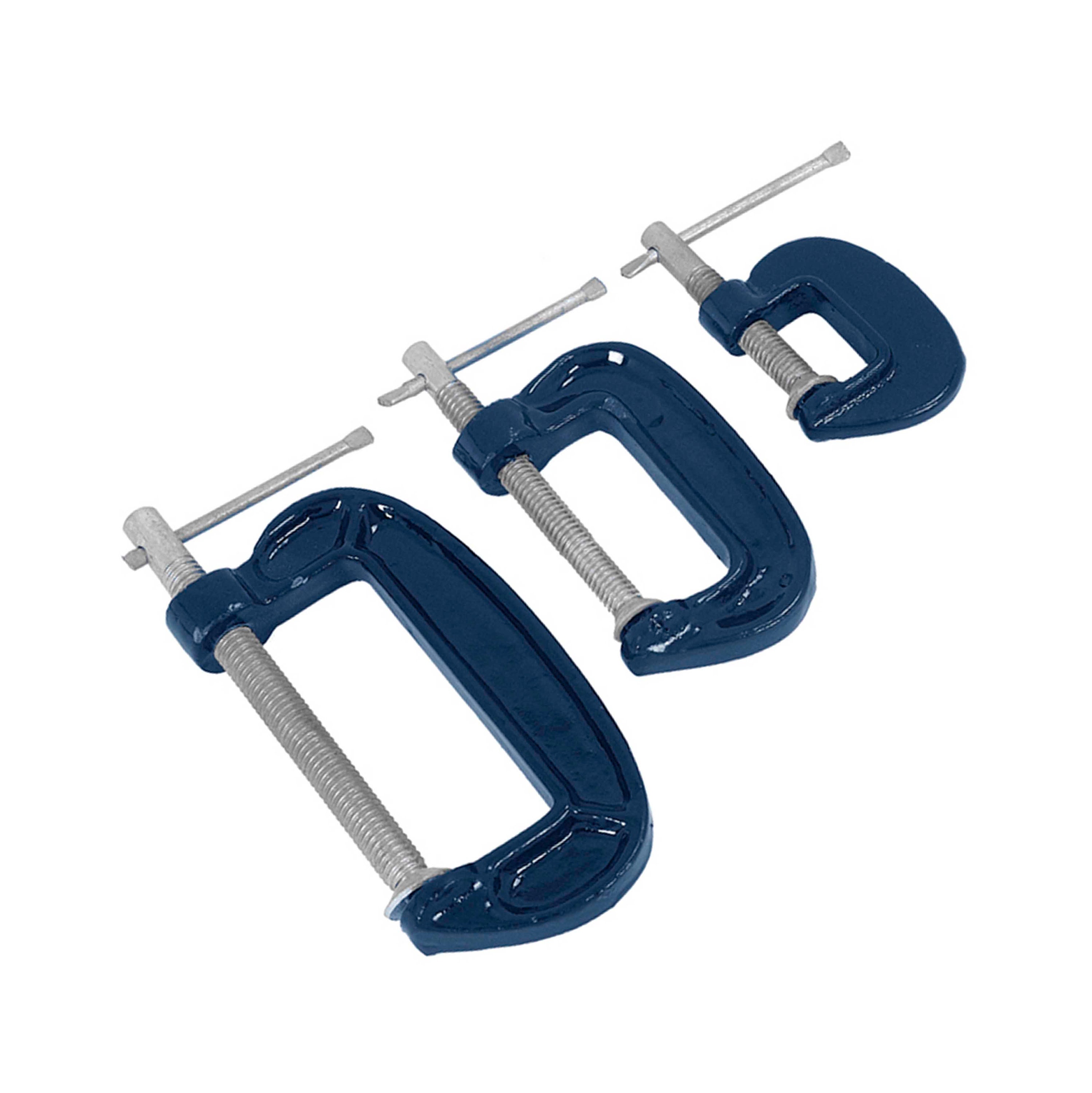 4 Piece Mini Miniature Nylon Spring Clamp Set 3.5 Inch With