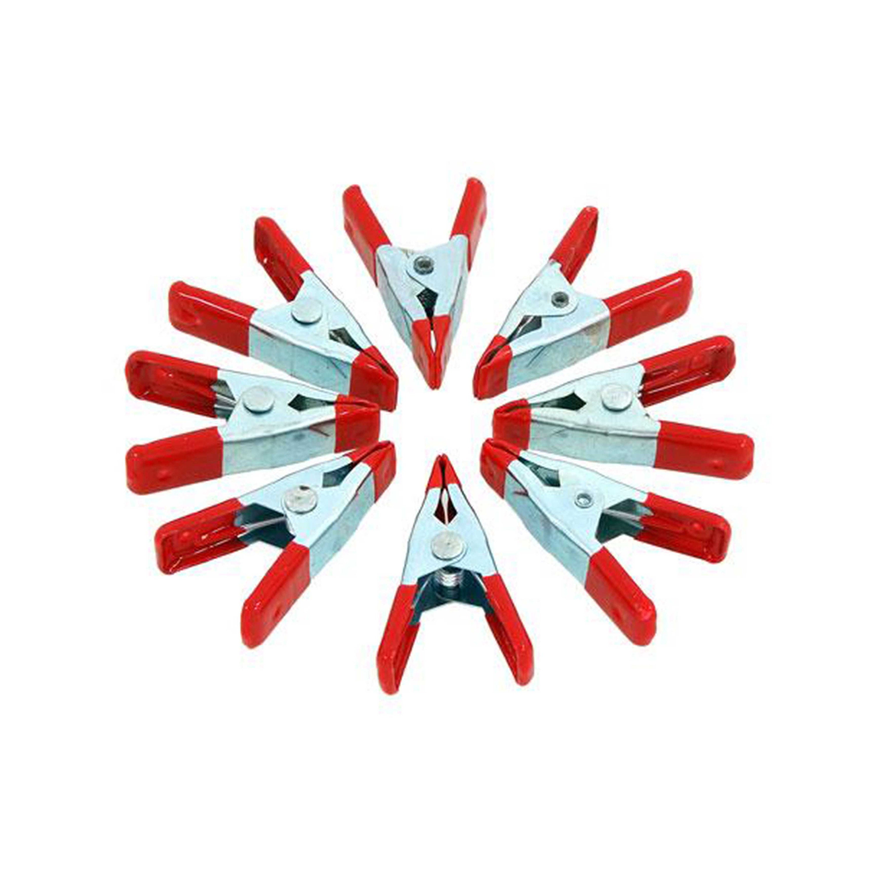 8 Piece 2 Inch Spring Clamp Set Durable Zinc Plated Rubber Etsy New