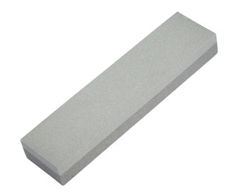 8 Inch Aluminium Oxide Coarse And Medium Sharpening Stone Perfect to sharpen Tools Including Hooks Scissors Blade Knives & other hand tools
