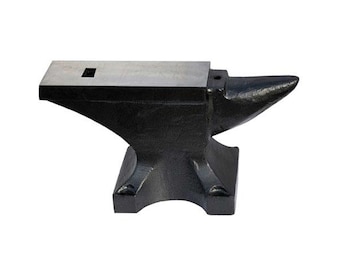 Enclume en fonte de 10 kg forge forge orfèvre forgeron enclume en fonte à corne unique idéale pour le formage des métaux rivetage métallurgie générale