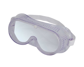 Craft workers Hobbyists Lightweight Flexible Clear Safety Goggles Vented Design from misting Protect eyes from flying particles & objects