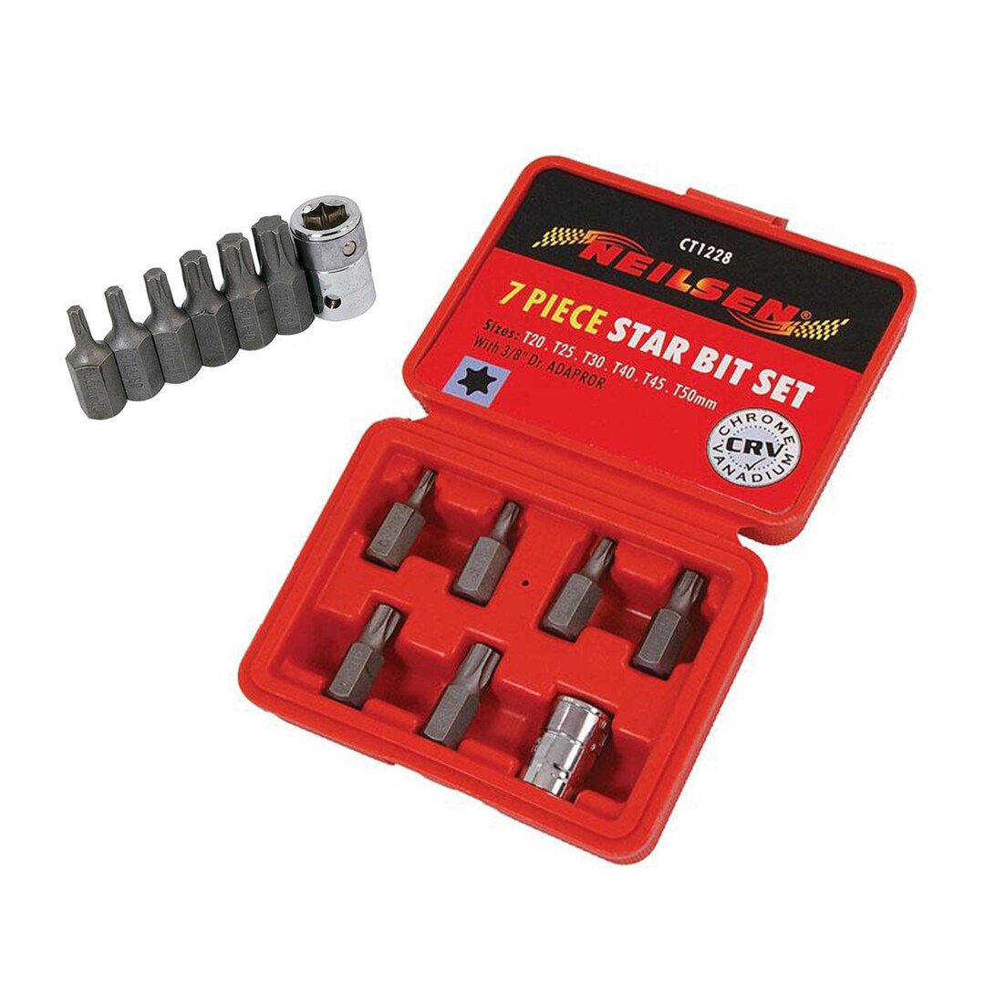 7 St ck Torx Star Bit Set 3 8 Zoll Laufwerk Adapter Aufbewahrungstasche 7-st-ck-torx-star-bit-set-3-8-zoll-laufwerk-adapter-aufbewahrungstasche