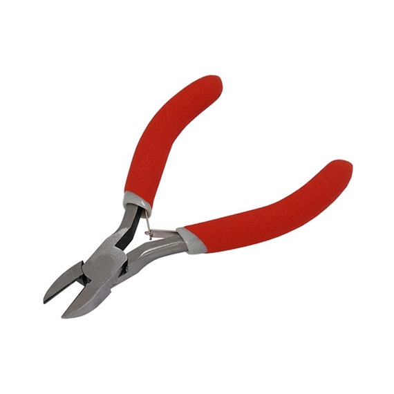 4.5 Inch Precision Mini Side Cutter Cutters Snip Pliers Model Making  Jewelry Wire Work Cable Cut Spring Loaded Soft Grip Hobby Craft Tool