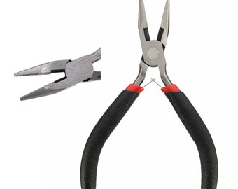 4.5 Inch 114mm Precision Anti Slip Grips Mini Combination Pliers Wire Model Making Hobby Craft Jewelry Carpentry Spring Loaded Plier Pliers