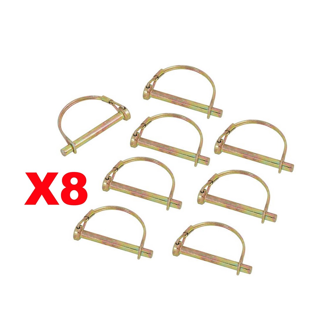 8 X 8mm D Clip Lynch Linch Linchpin Lynchpin Trailer Shaft Locking