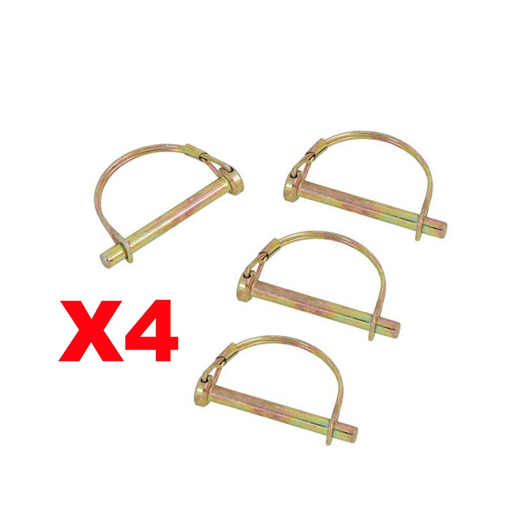 thumbnail image 2 of 8mm Lynch Pins Clip Clamp Linchpin Linkage Locking Tractor Trailer 2 of 12