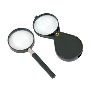 Set di lenti d'ingrandimento da 2 pezzi Lenti d'ingrandimento da 60 mm di diametro per ispezioni fini Lavori artigianali Lavorazione di gioielli Kit di strumenti per la creazione e la riparazione