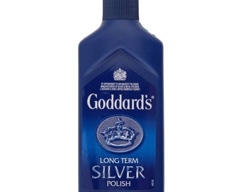 125ML Goddard's Long Term Silver Polish Polisher Cleans shines protects in 1 easy step For All Silver Products & a Tarnish Resistant Barrier