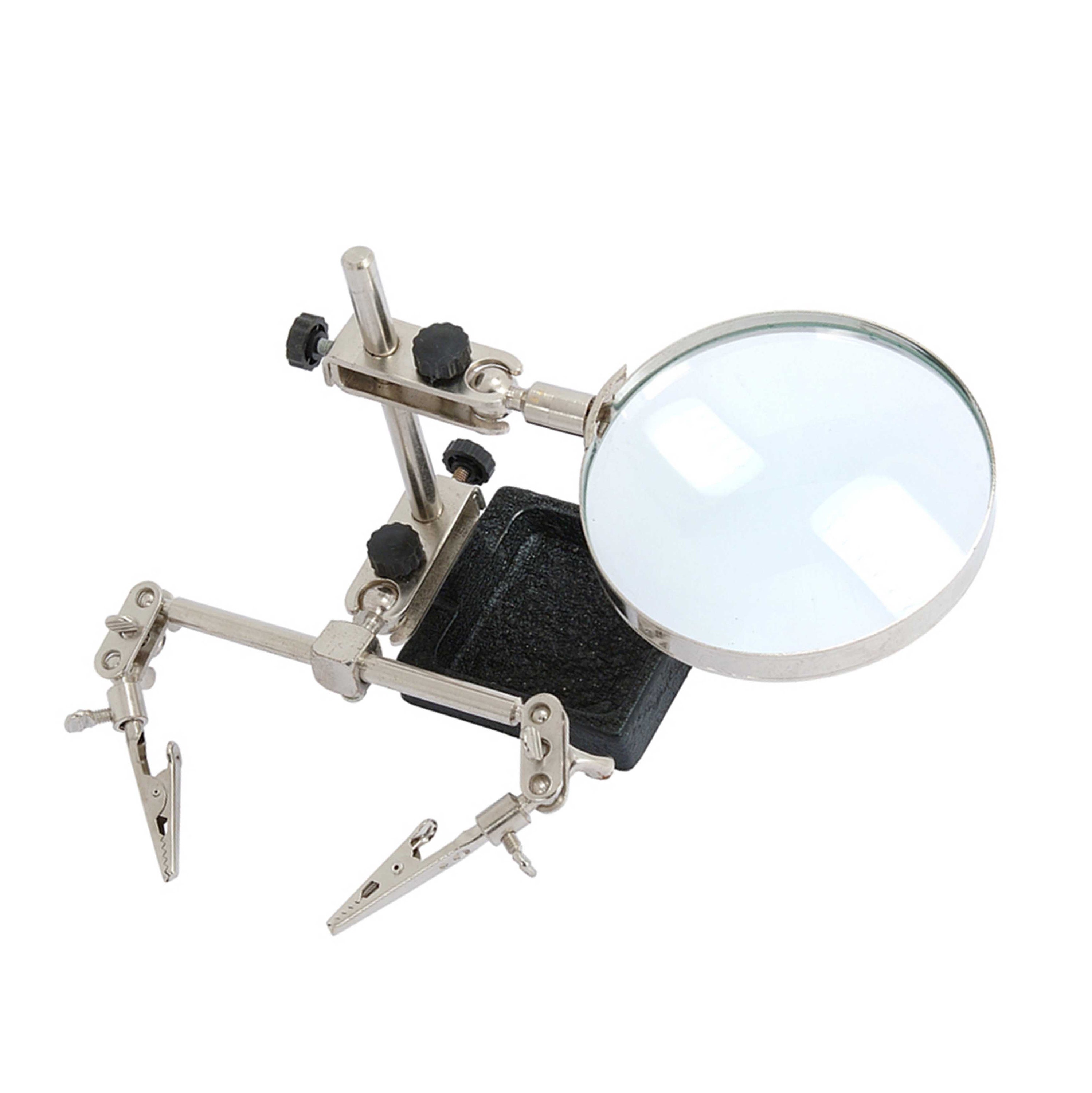 Soldering Stand Helping Hand with 90mm Magnifying Inspection Etsy