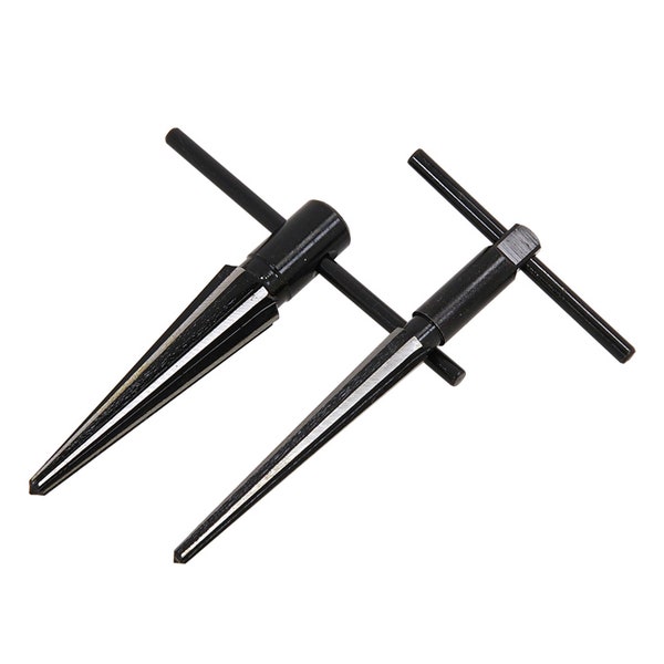 2 piece Taper Ream Reamer Set With T handles For Reaming  De-Burring enlarging And Align aligning holes in cast sheet metal Metalwork Tool