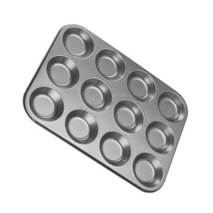 Chef Aid Non Stick 12 otworów płytka foremka do bułek foremka do belowania muffinka Fairy Cake foremka do pieczenia babeczek taca Yorkshire pudding