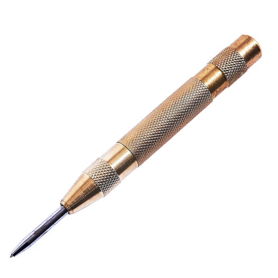 5" 5 inch Automatic Spring Loads Center Punch Knurled Handle Alloy Stell Point 5" 5 inch Automatic Spring Loads Center Punch Knurled Handle Alloy Stell Point