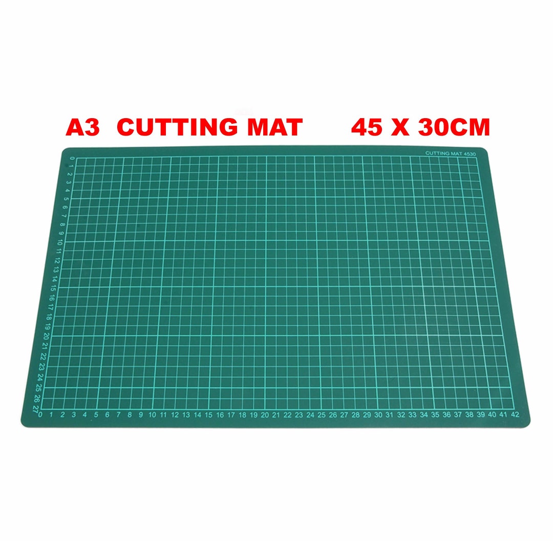 A3 Hobby Craft Cutting Mat Board 45cm X 30 Cm 1cm Square Grid Non Slip  Knife for sale online