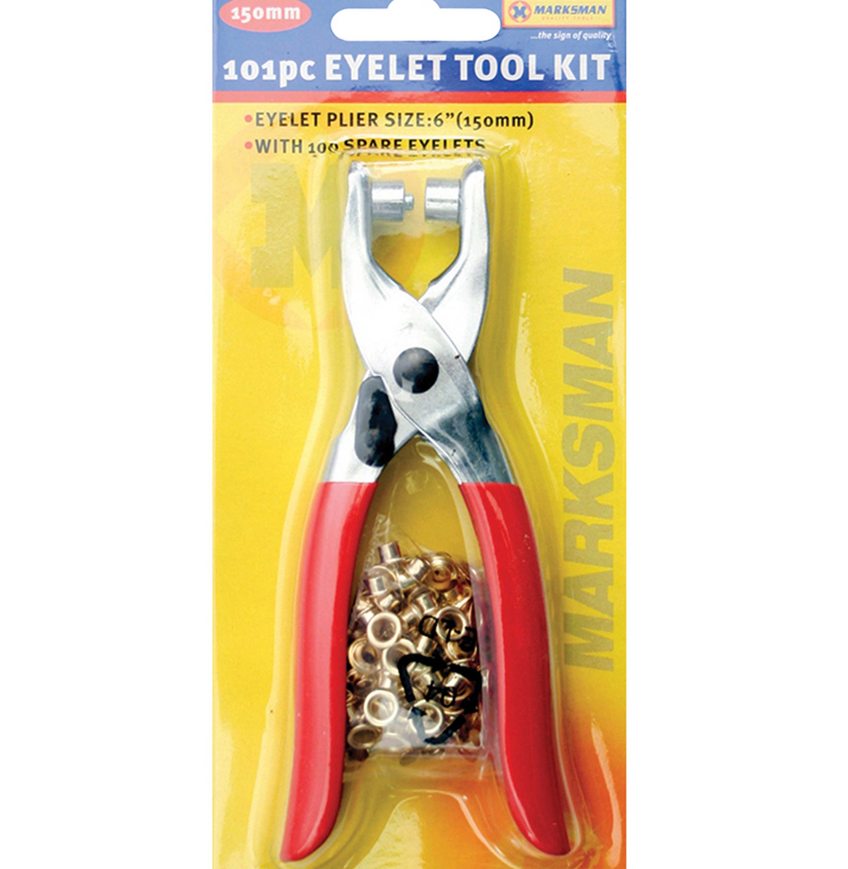 6 Inch 150mm Eyelet Plier Pliers 100 Piece Spare Eyelets Etsy UK