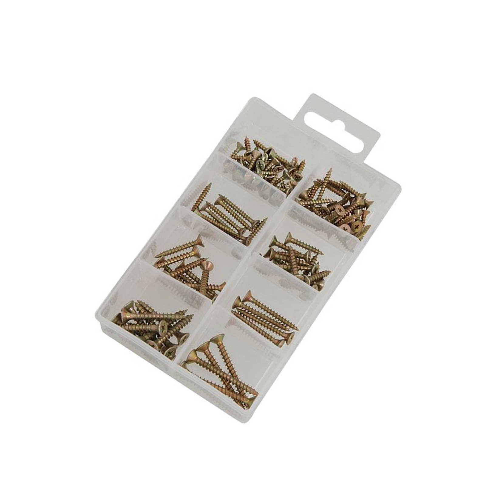120 Piece Wood Screw Assortment in Storage Marked Box Wooden Etsy
