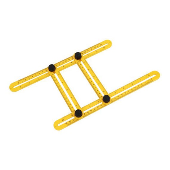 Multi angle Finder Cutting Guide Four sided Ruler Mechanism Slide