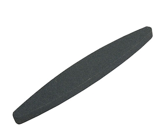 Boat Shape Sharpening Stone Ideal for sharpening knives, chisel blades and garden tools Aluminium oxide construction 230mm X 35mm in Size