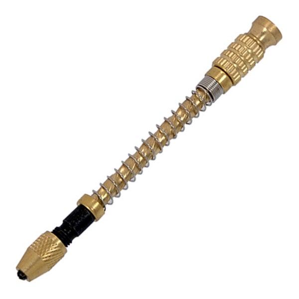 95mm Push Down Archimedes Archimedean Drill Bit A small spiral type hand drill Brass finish Craft Jewelry drill for small drill bits 0-1mm