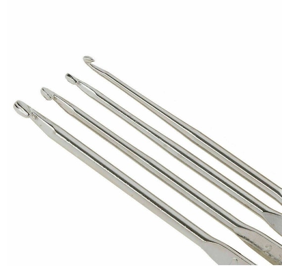 1pc Size 2mm to 10mm Metal Knitting Needles Crochet Hooks Needlecrafts  Accessory