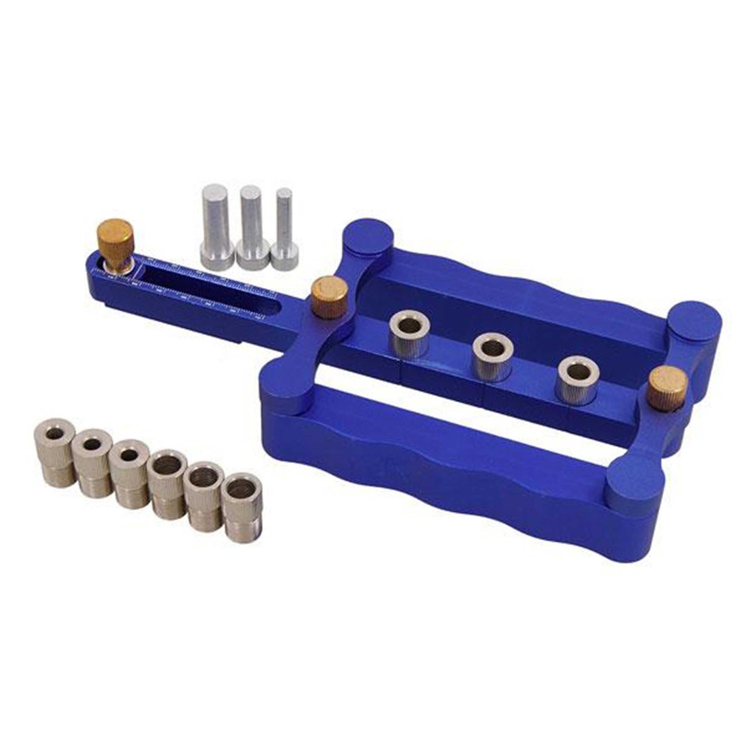 Straight Hole Doweling Jig Kit for Drilling Equally Spaced Holes and
