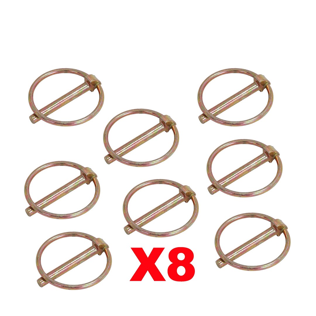 Eight 8 X 6mm Lynch Linch Linchpin Lynchpin Trailer Shaft Locking