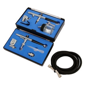 Cordless Airbrush Set with battery powered compressor 2023 model